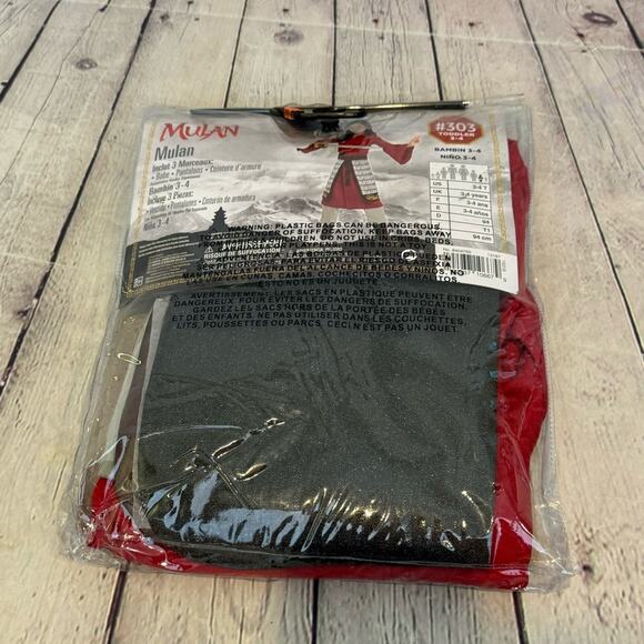 Disney Live Action Mulan Girl’s Halloween Costume - Picture 3 of 4